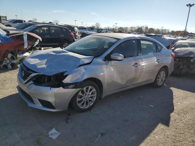 3N1AB7AP9HY366899 - 2017 NISSAN SENTRA S SILVER photo 1