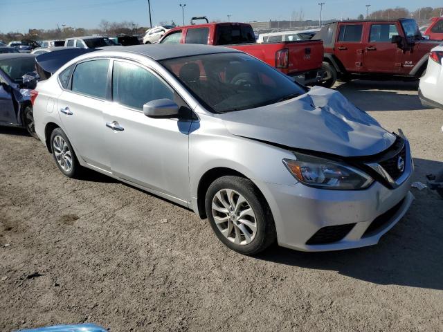 3N1AB7AP9HY366899 - 2017 NISSAN SENTRA S SILVER photo 4