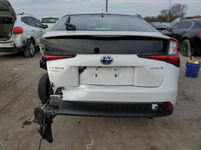 JTDL9MFU9N3041057 - 2022 TOYOTA PRIUS LE WHITE photo 6