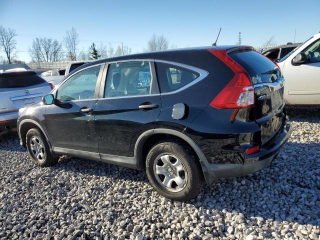 2HKRM4H37GH697195 - 2016 HONDA CR-V LX BLACK photo 2