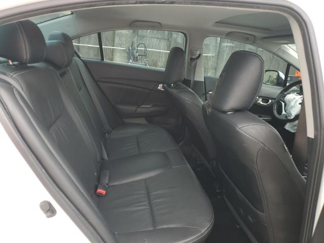 19XFB2F96DE020370 - 2013 HONDA CIVIC EXL თეთრი ფოტო 10