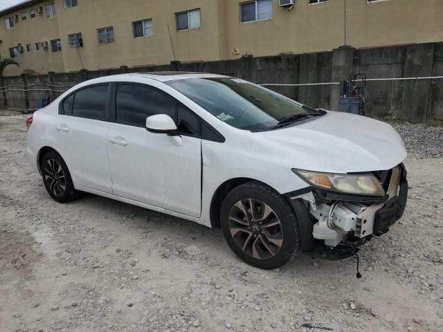 19XFB2F96DE020370 - 2013 HONDA CIVIC EXL თეთრი ფოტო 4