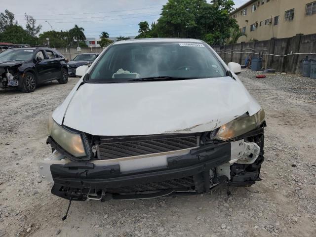 19XFB2F96DE020370 - 2013 HONDA CIVIC EXL თეთრი ფოტო 5