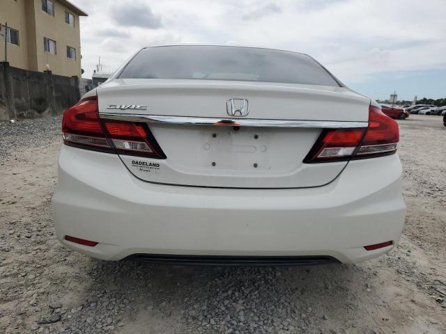 19XFB2F96DE020370 - 2013 HONDA CIVIC EXL თეთრი ფოტო 6