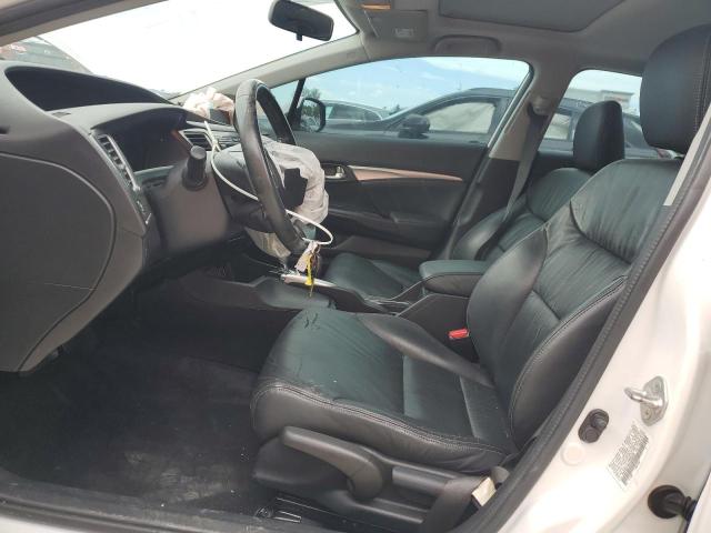 19XFB2F96DE020370 - 2013 HONDA CIVIC EXL თეთრი ფოტო 7
