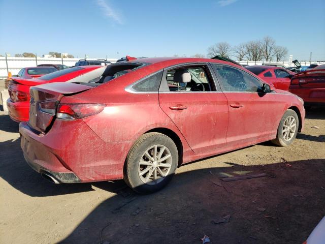 5NPE24AF8KH808886 - 2019 HYUNDAI SONATA SE RED photo 3