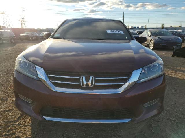 1HGCR2F89DA169446 - 2013 HONDA ACCORD EXL BURGUNDY photo 5