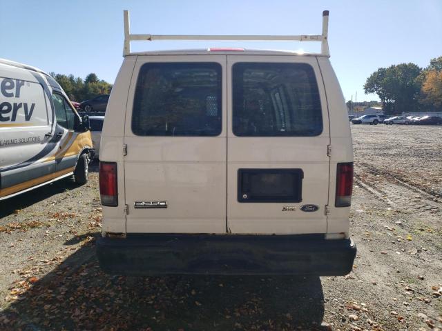 1FTNE2EW6ADA32848 - 2010 FORD ECONOLINE E250 VAN WHITE photo 6