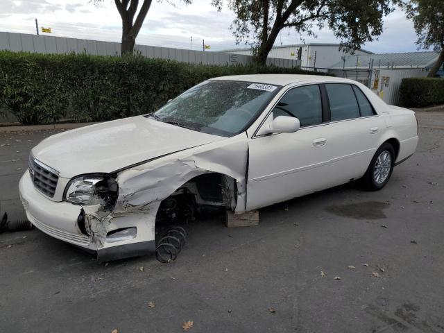 1G6KE54Y35U224809 - 2005 CADILLAC DEVILLE DHS CREAM photo 1