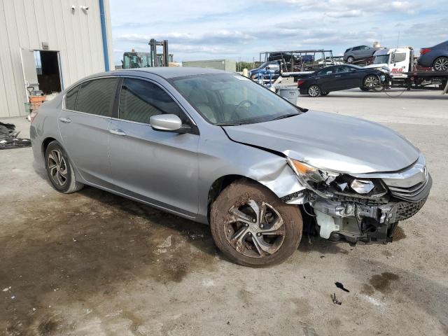 1HGCR2F38HA030175 - 2017 HONDA ACCORD LX SILVER photo 4