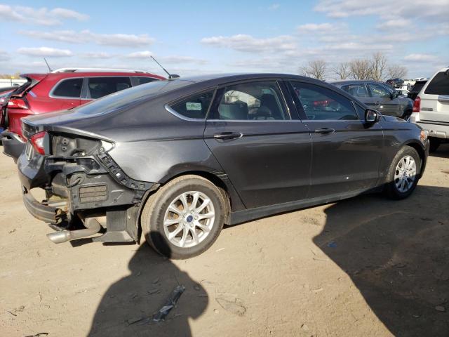 3FA6P0G73GR111263 - 2016 FORD FUSION S GRAY photo 3