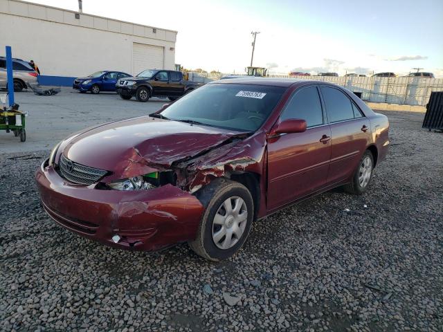 4T1BE32K34U303472 - 2004 TOYOTA CAMRY LE RED photo 1