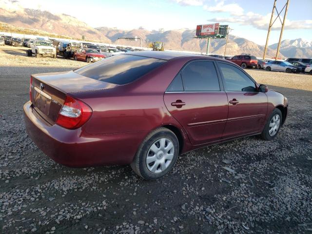 4T1BE32K34U303472 - 2004 TOYOTA CAMRY LE RED photo 3