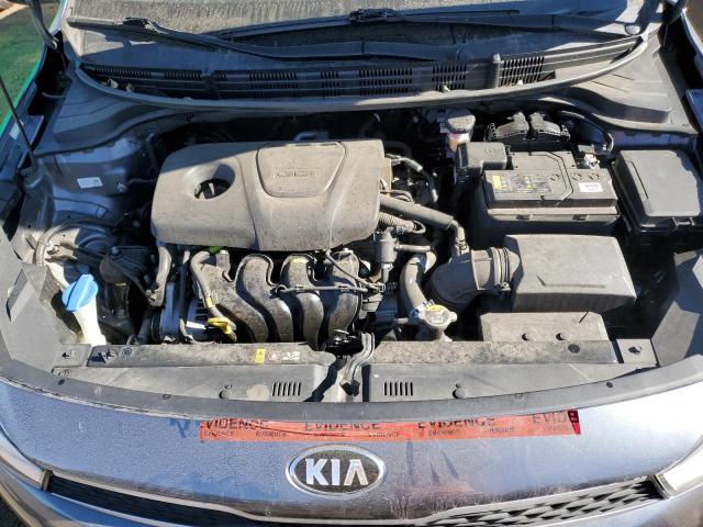 3KPA24AB1KE205570 - 2019 KIA RIO S GRAY photo 11