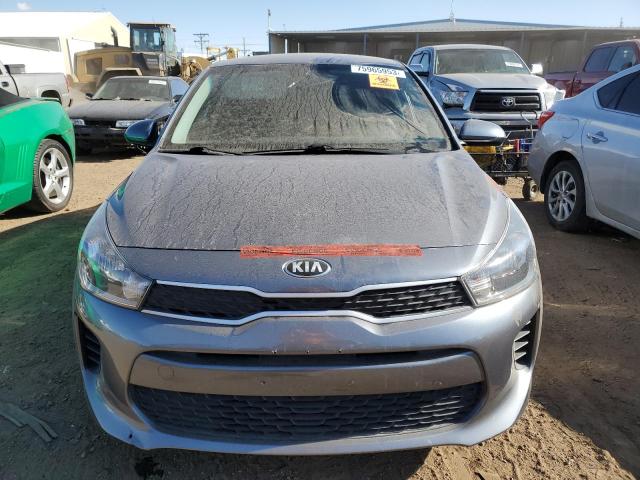 3KPA24AB1KE205570 - 2019 KIA RIO S GRAY photo 5