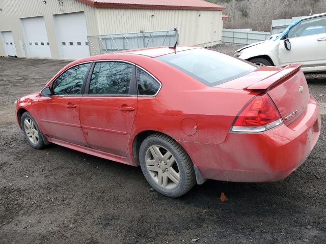 2G1WB5E3XC1203192 - 2012 CHEVROLET IMPALA LT RED photo 2