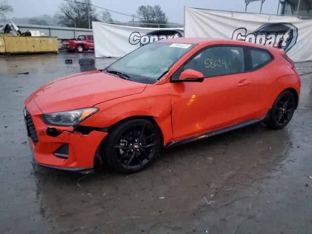 KMHTH6AB2KU008729 - 2019 HYUNDAI VELOSTER TURBO Նարնջագույն լուսանկար 1