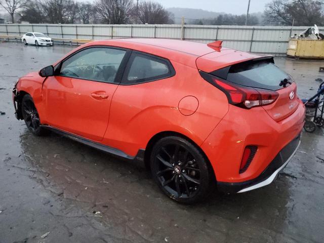 KMHTH6AB2KU008729 - 2019 HYUNDAI VELOSTER TURBO Նարնջագույն լուսանկար 2