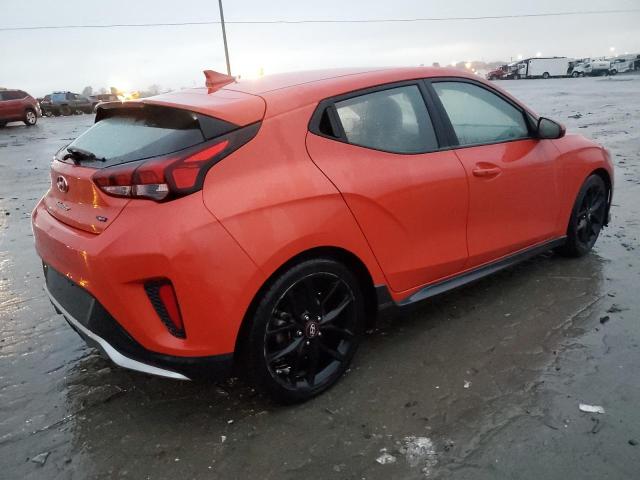 KMHTH6AB2KU008729 - 2019 HYUNDAI VELOSTER TURBO Նարնջագույն լուսանկար 3