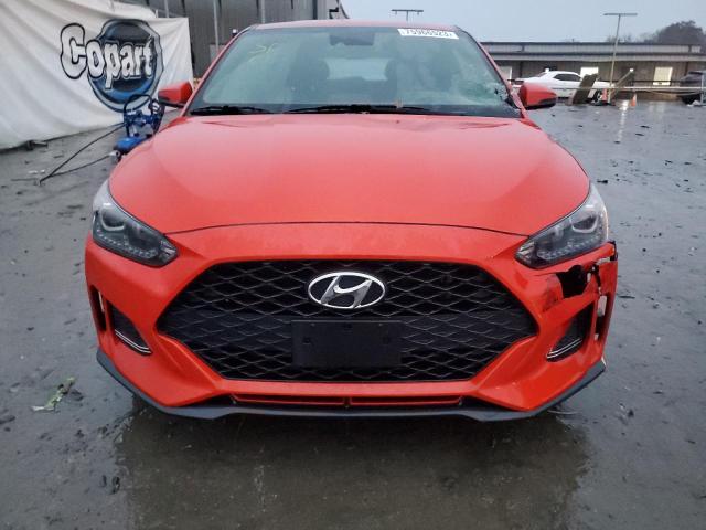 KMHTH6AB2KU008729 - 2019 HYUNDAI VELOSTER TURBO Նարնջագույն լուսանկար 5