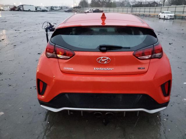 KMHTH6AB2KU008729 - 2019 HYUNDAI VELOSTER TURBO Նարնջագույն լուսանկար 6