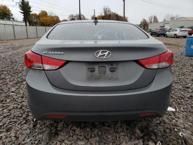 5NPDH4AE9CH067117 - 2012 HYUNDAI ELANTRA GLS GRAY photo 6