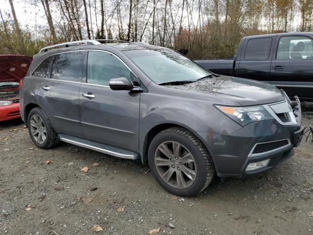 2HNYD2H86CH546888 - 2012 ACURA MDX ADVANCE GRAY photo 4