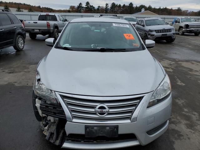 3N1AB7APXEY337617 - 2014 NISSAN SENTRA S SILVER photo 5