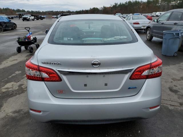 3N1AB7APXEY337617 - 2014 NISSAN SENTRA S SILVER photo 6