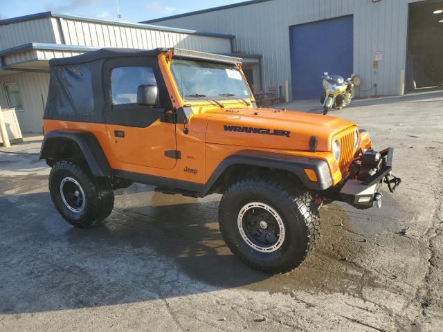 1J4FA39S32P772963 - 2002 JEEP WRANGLER / X ORANGE photo 4