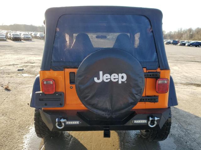 1J4FA39S32P772963 - 2002 JEEP WRANGLER / X ORANGE photo 6