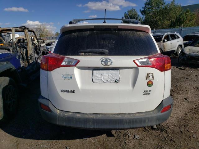 2T3RFREV1DW056447 - 2013 TOYOTA RAV4 XLE WHITE photo 6