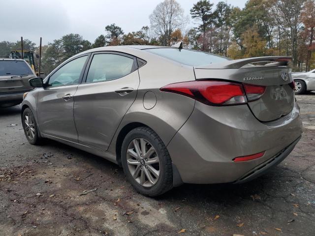 5NPDH4AE1FH620878 - 2015 HYUNDAI ELANTRA SE TAN photo 2