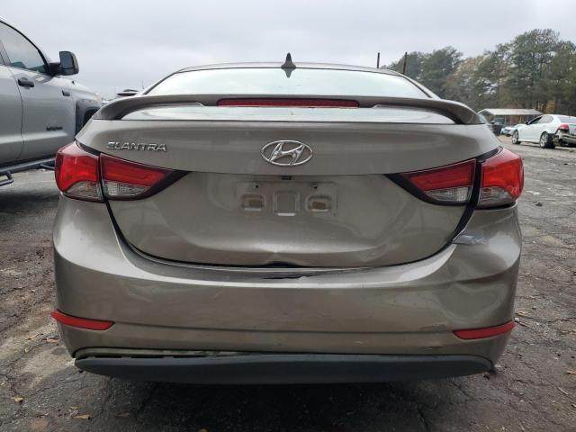 5NPDH4AE1FH620878 - 2015 HYUNDAI ELANTRA SE TAN photo 6