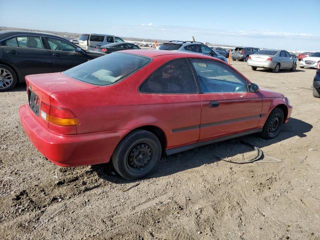 1HGEJ612XTL000677 - 1996 HONDA CIVIC DX RED photo 3