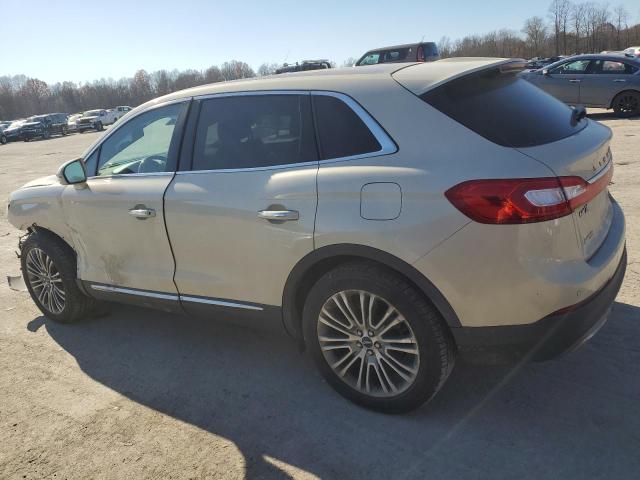 2LMTJ8LR4GBL51067 - 2016 LINCOLN MKX RESERVE Ақ фото 2