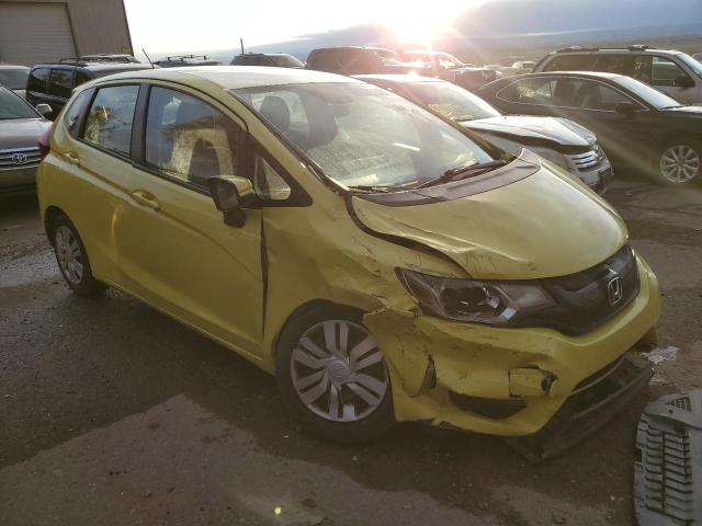 JHMGK5H5XGX003994 - 2016 HONDA FIT LX YELLOW photo 4