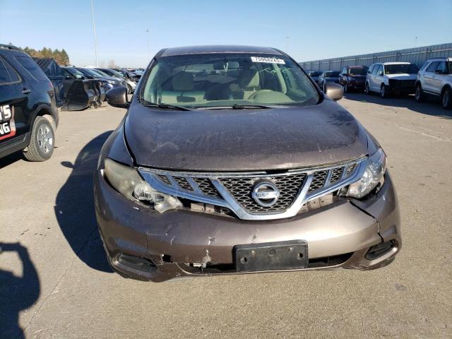 JN8AZ1MW4CW211612 - 2012 NISSAN MURANO S TAN photo 5