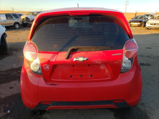 KL8CD6S92DC600628 - 2013 CHEVROLET SPARK 1LT RED photo 6