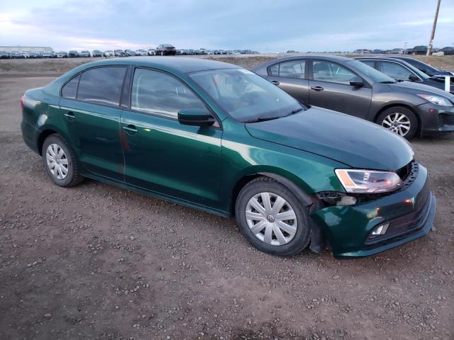 3VW2B7AJ1HM338595 - 2017 VOLKSWAGEN JETTA S GREEN photo 4