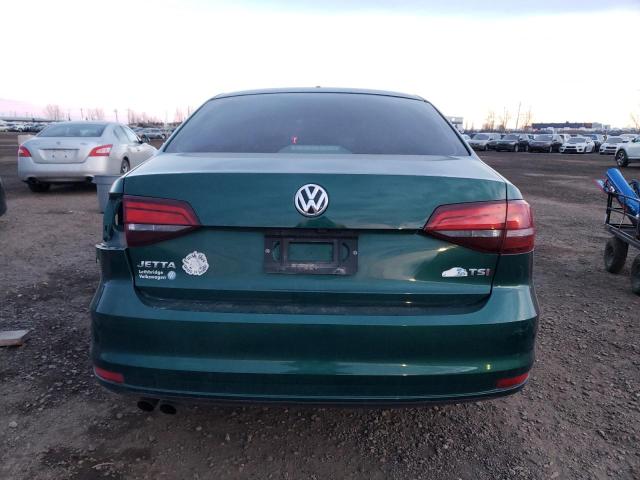 3VW2B7AJ1HM338595 - 2017 VOLKSWAGEN JETTA S GREEN photo 6