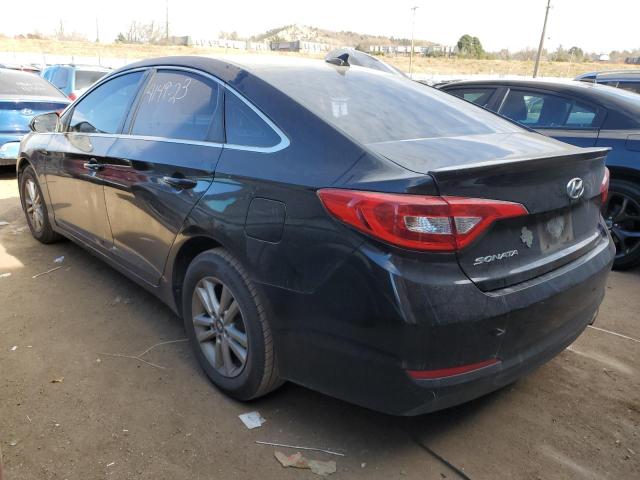 5NPE24AF9HH537426 - 2017 HYUNDAI SONATA SE BLACK photo 2