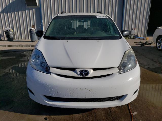 5TDZK23C89S231466 - 2009 TOYOTA SIENNA CE WHITE photo 5