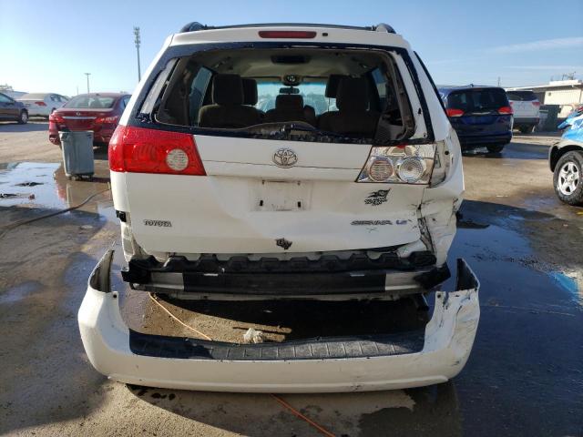 5TDZK23C89S231466 - 2009 TOYOTA SIENNA CE WHITE photo 6