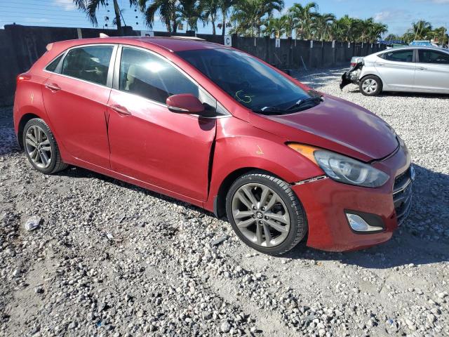 KMHD35LH9GU262007 - 2016 HYUNDAI ELANTRA GT RED photo 4