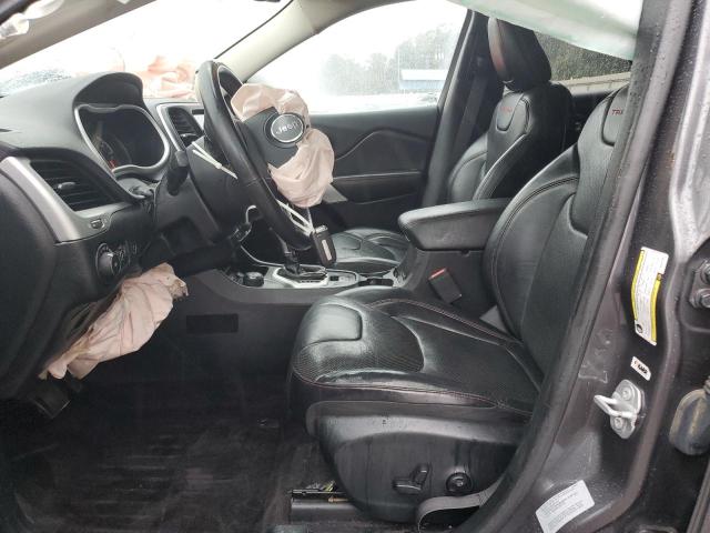 1C4PJMBS8HW587591 - 2017 JEEP CHEROKEE TRAILHAWK CHARCOAL photo 7