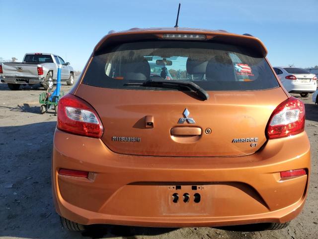 ML32A5HJ9JH001458 - 2018 MITSUBISHI MIRAGE GT ORANGE photo 6