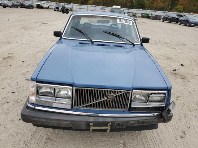 YV1AX8844F3093158 - 1985 VOLVO 244 DL BLUE photo 5