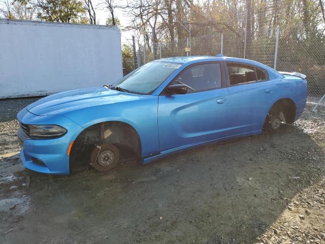 2C3CDXJG6KH511379 - 2019 DODGE CHARGER SXT BLUE photo 1