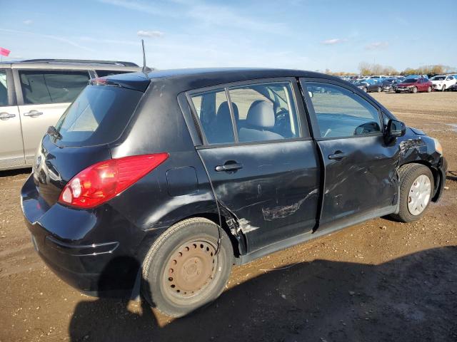 3N1BC13E08L361226 - 2008 NISSAN VERSA S BLACK photo 3